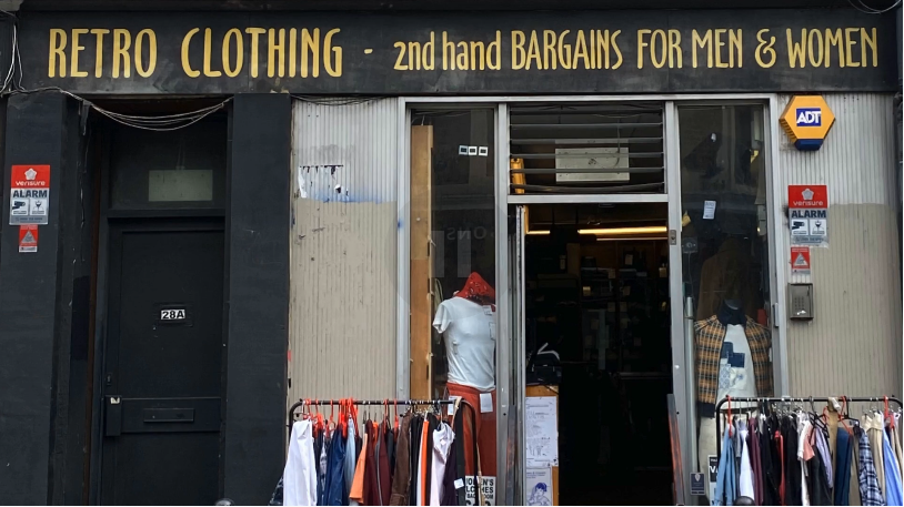 Retro Man Storefront in Notting Hill